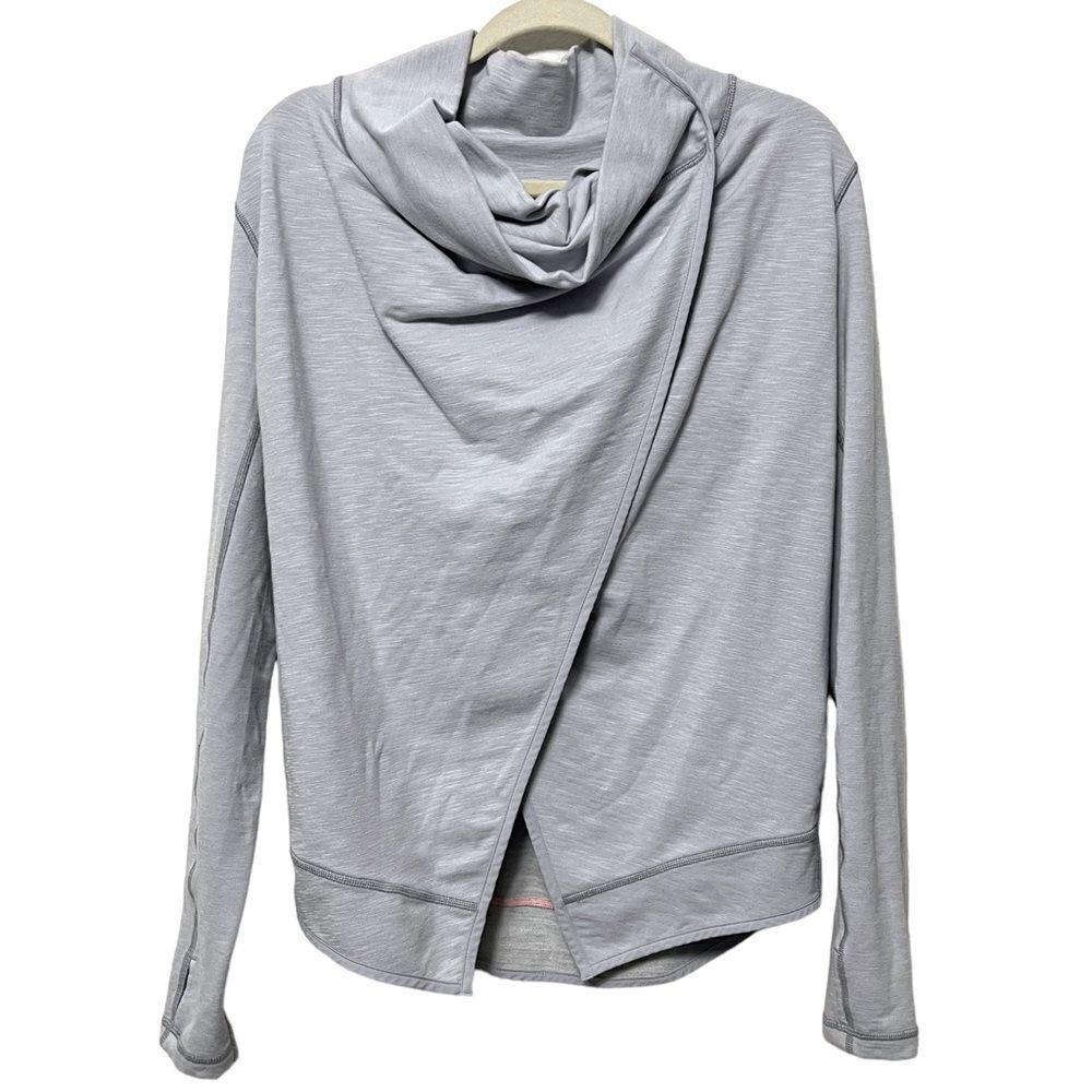 IVIVVA by Lululemon Stretch Recovery Wrap Funnel Neck Cardigan Jacket 14